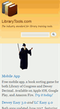 Mobile Screenshot of librarytools.com